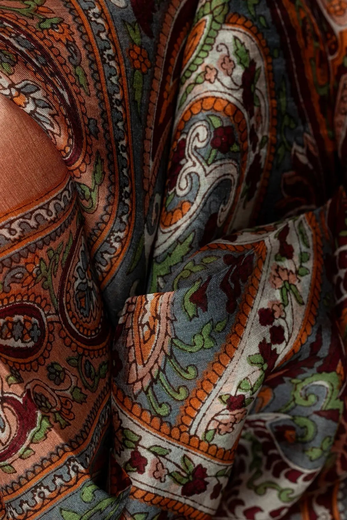 Hint-İpek-Şal FLEUR