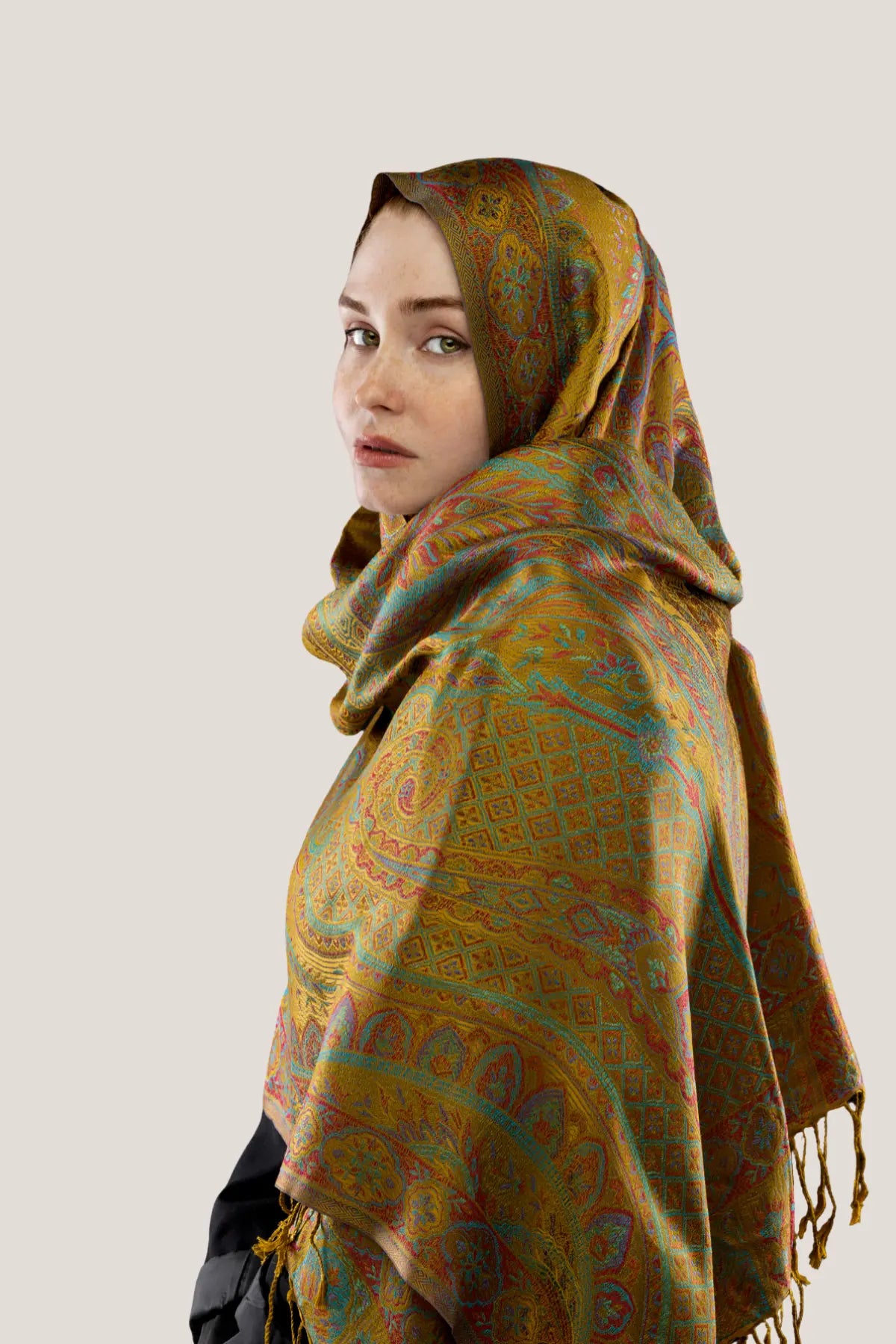 Miele Hardal İpek Şal