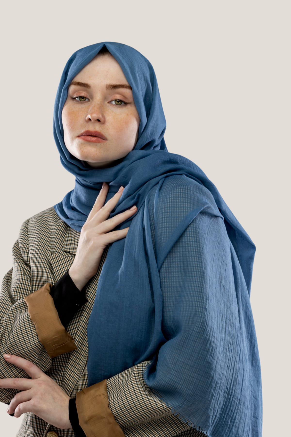 Pamuk Şal Granit Mavi