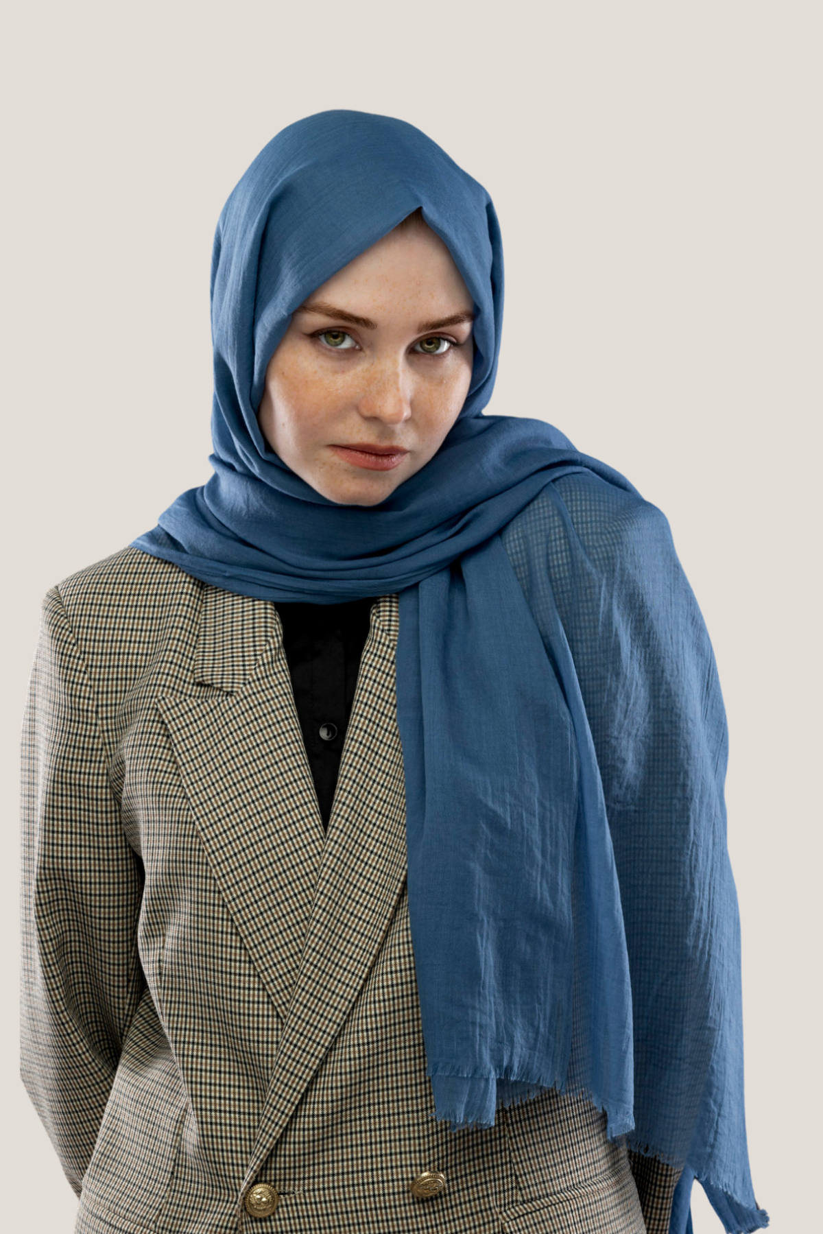 Pamuk Şal Granit Mavi