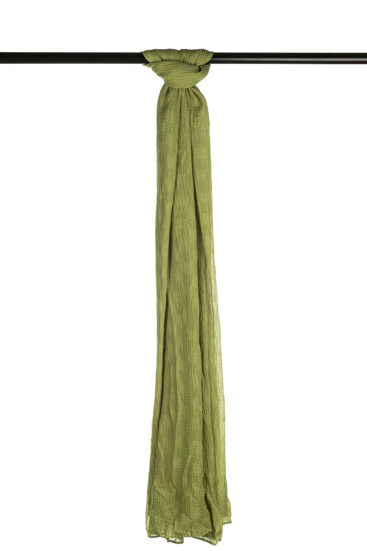 Dama Desen Fıstık Yeşili Müslin Şal