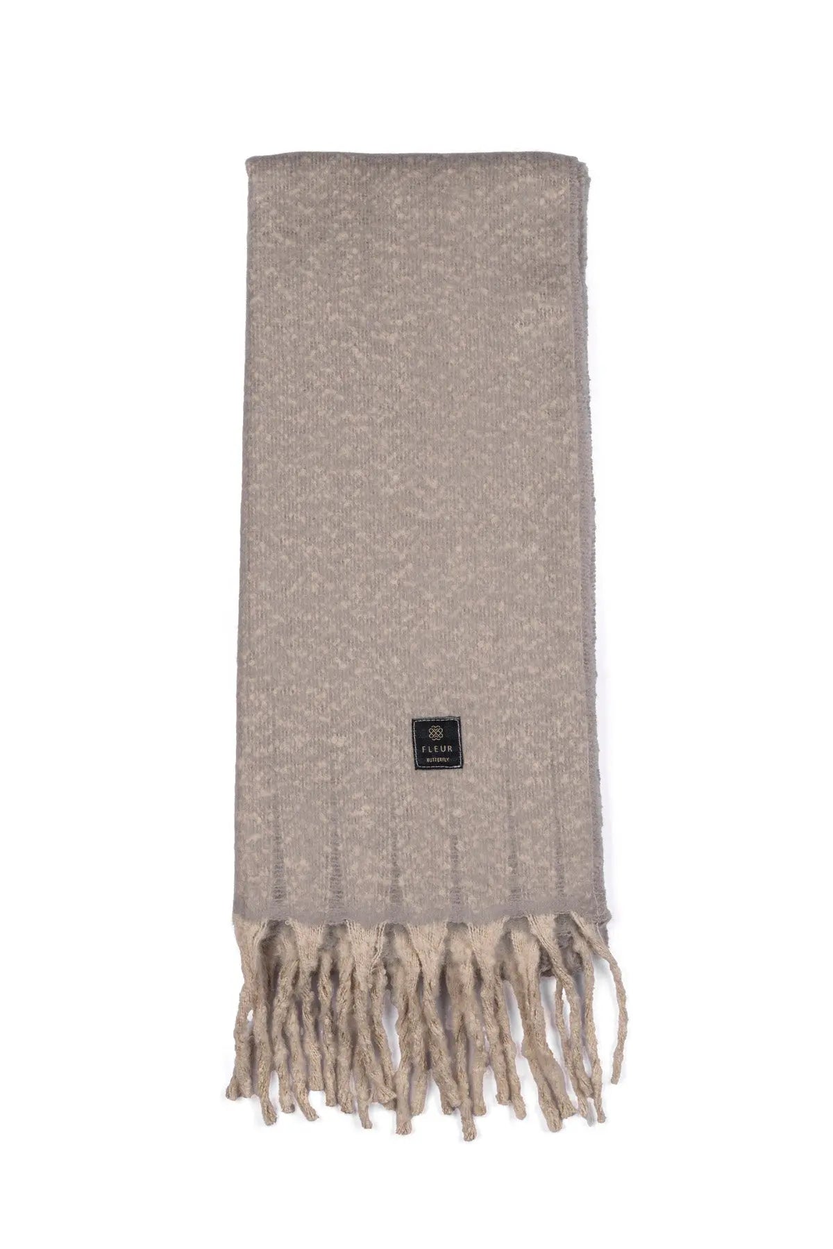 Buklet Atkı Açık Gri