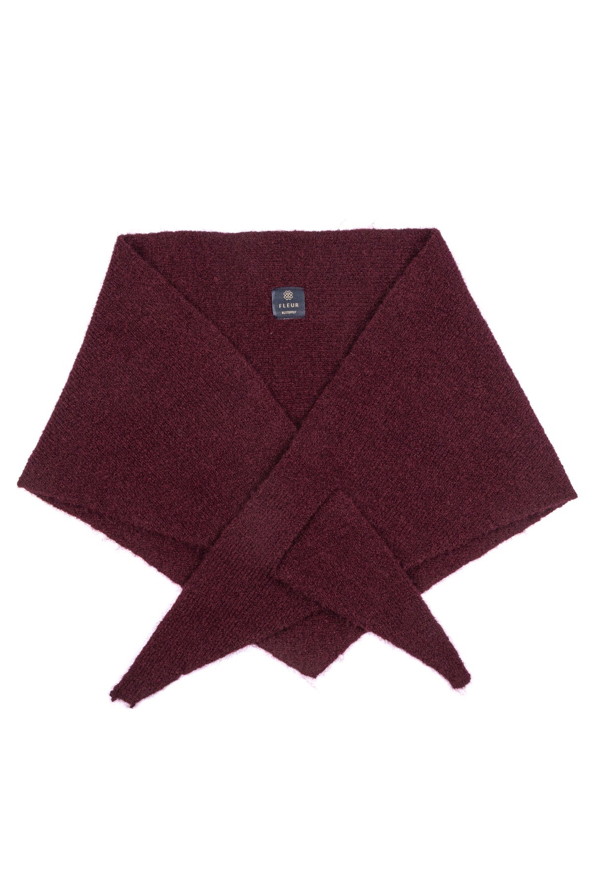 Le Prisme Violette — Yün Üçgen Atkı Mürdüm