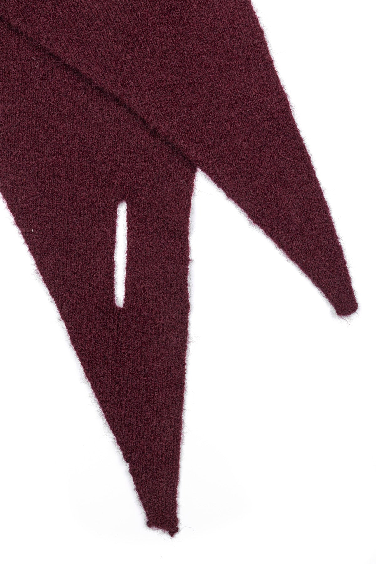 Le Prisme Violette — Yün Üçgen Atkı Mürdüm