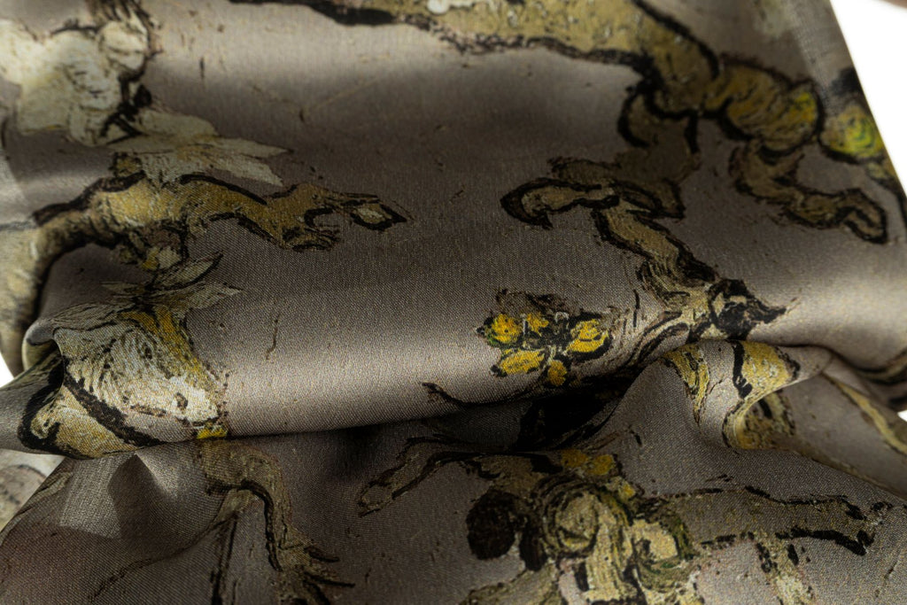 Almonde Bej İpek Vual Şal