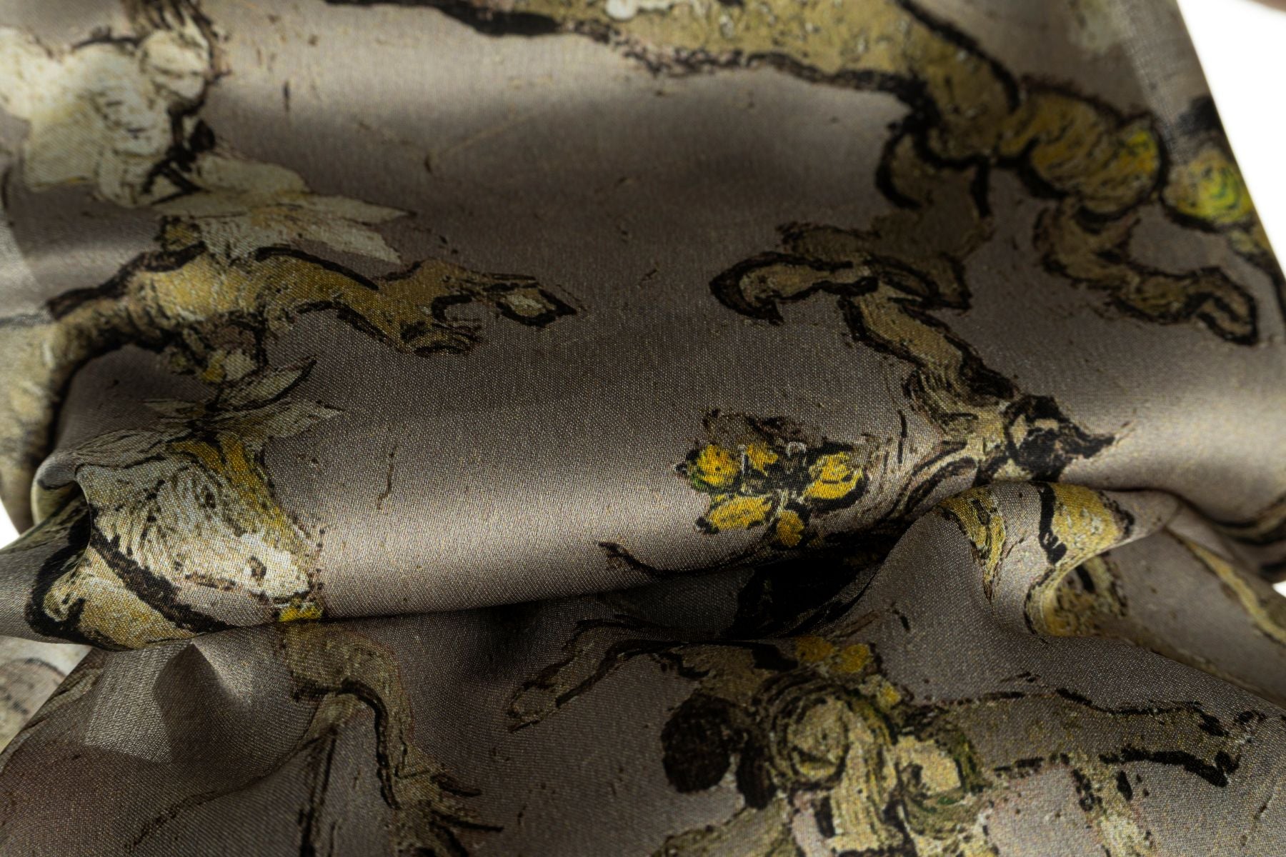 Almonde Bej İpek Vual Şal