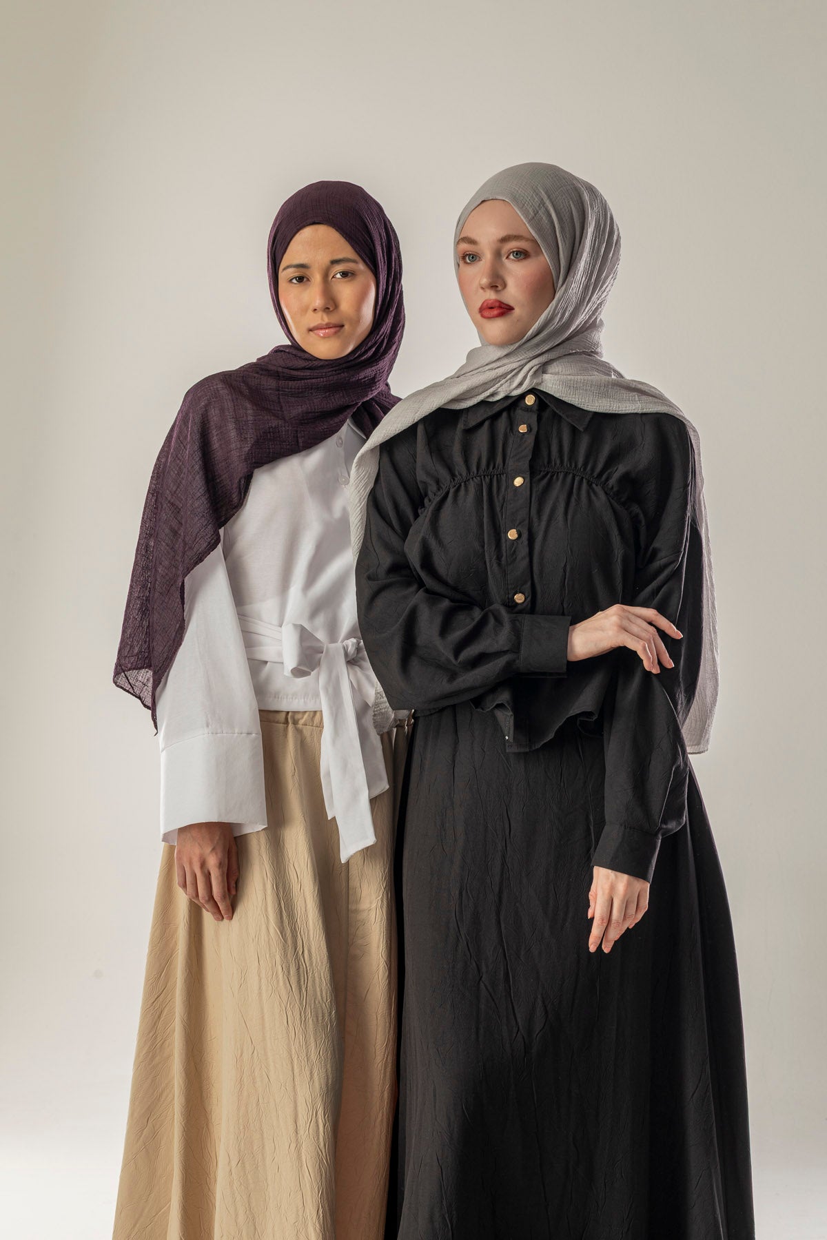 Dama Desen Mürdüm Müslin Şal