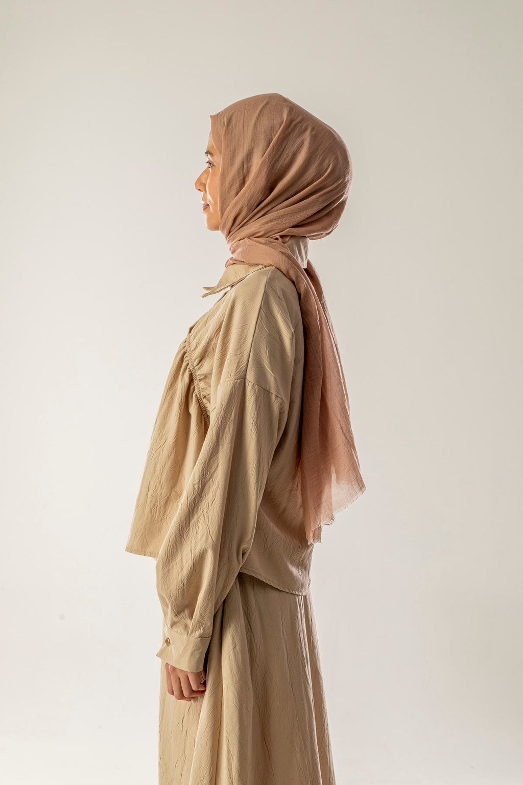 Pamuk Şal Ceviz Kabuğu