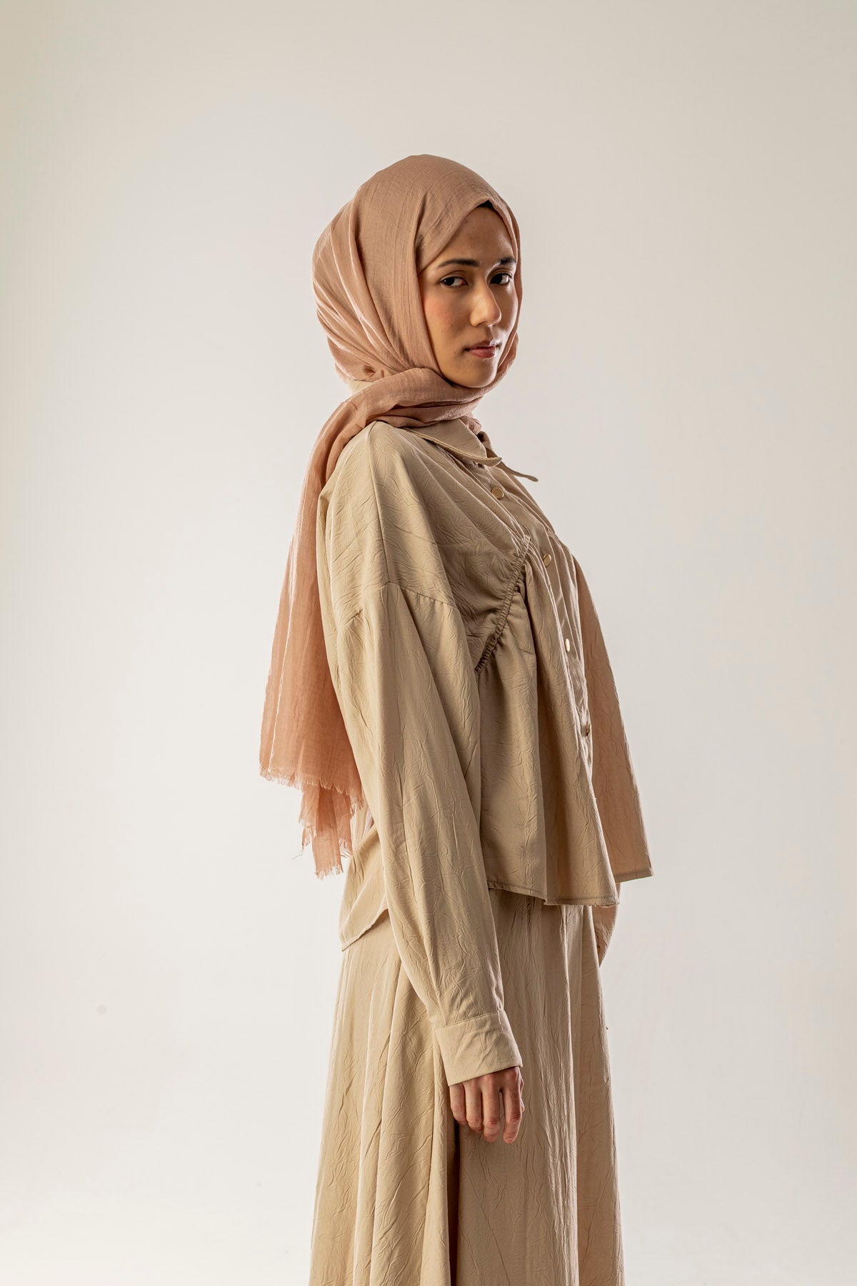 Pamuk Şal Ceviz Kabuğu