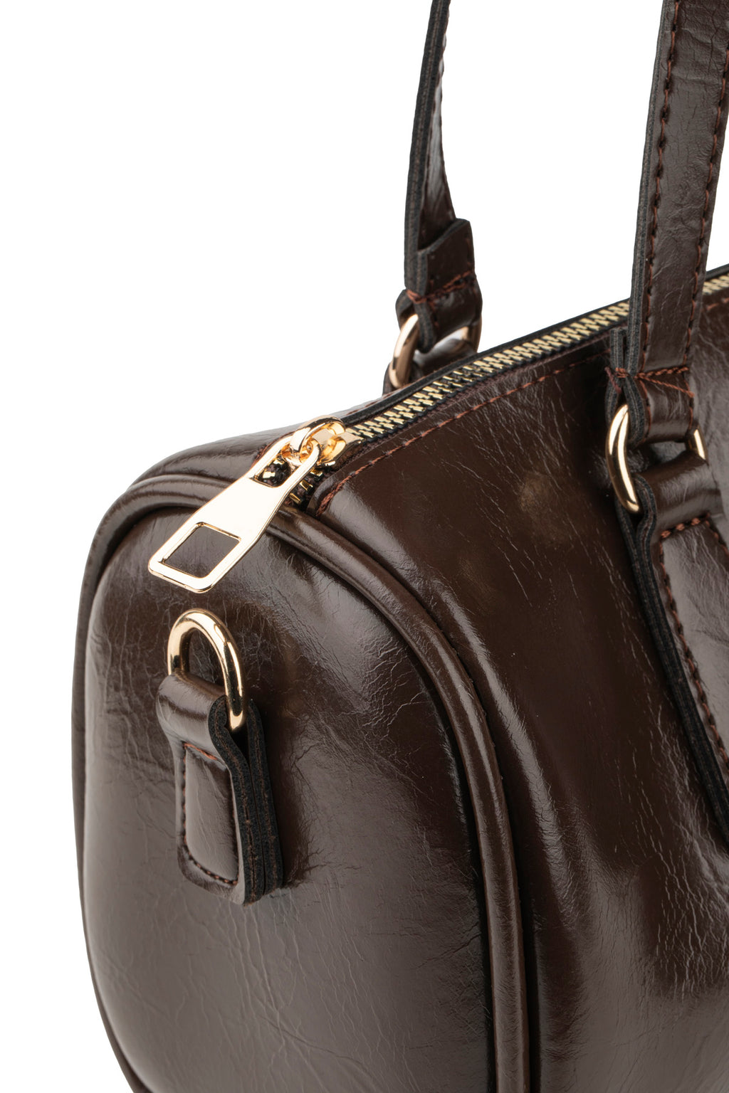 Barrel Silindir Çanta Acı Kahve