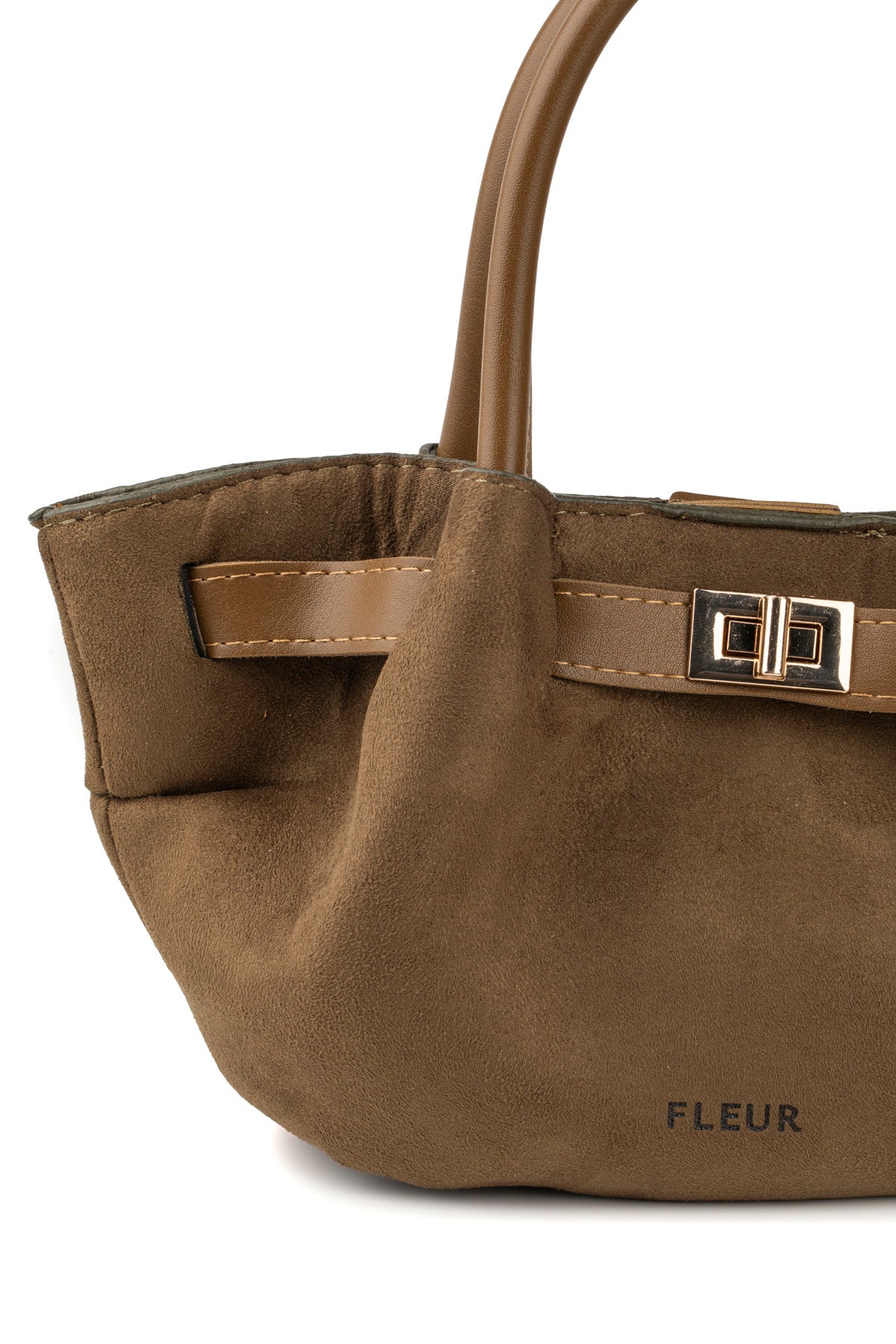 Seau Süet Dokulu Çanta Haki